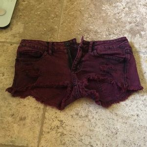 BULLHEAD BLACK JEAN SHORTS